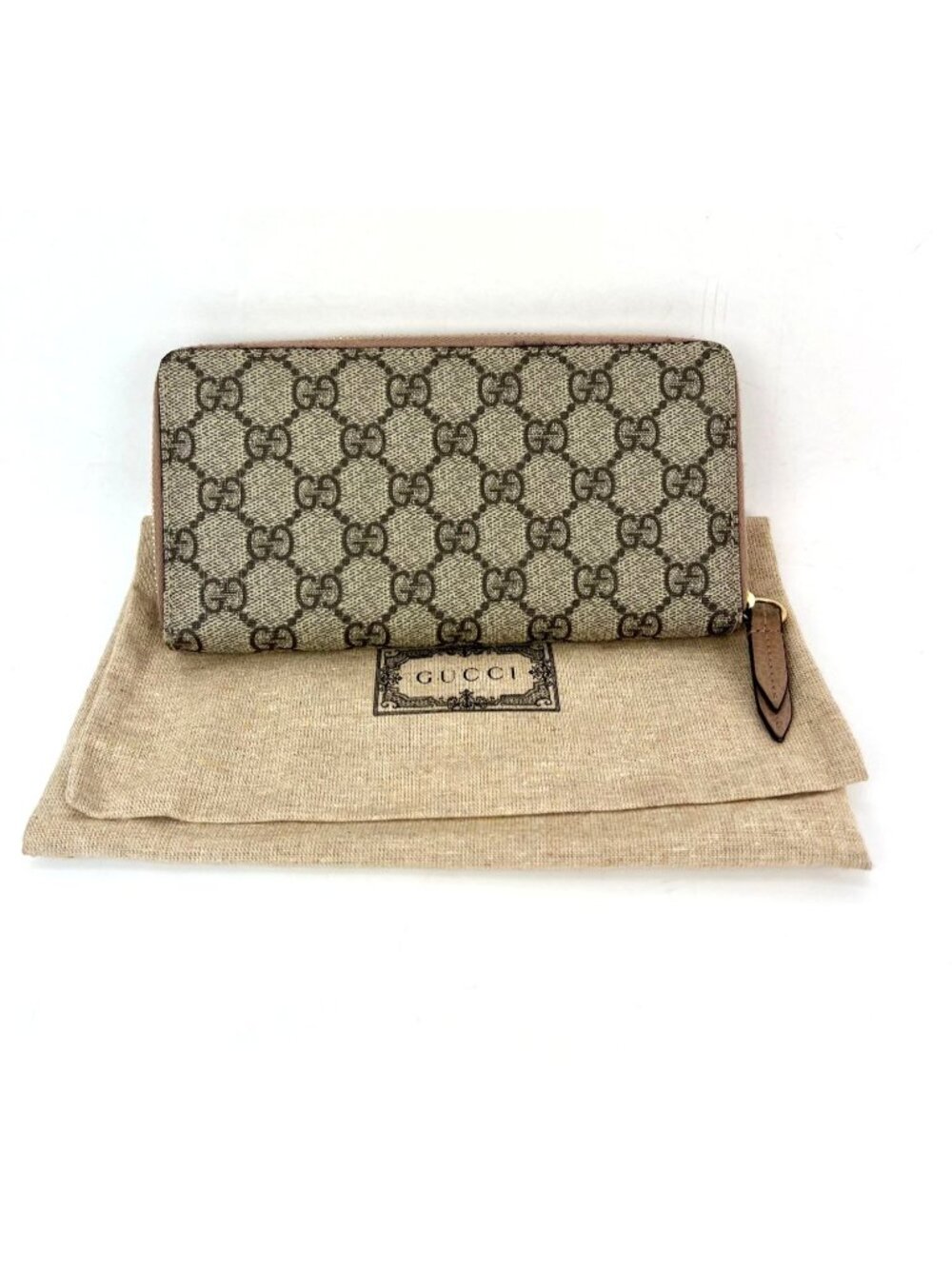 Gucci GG Marmont Zip Around Wallet Porcelain Rose - Picture 2 of 13